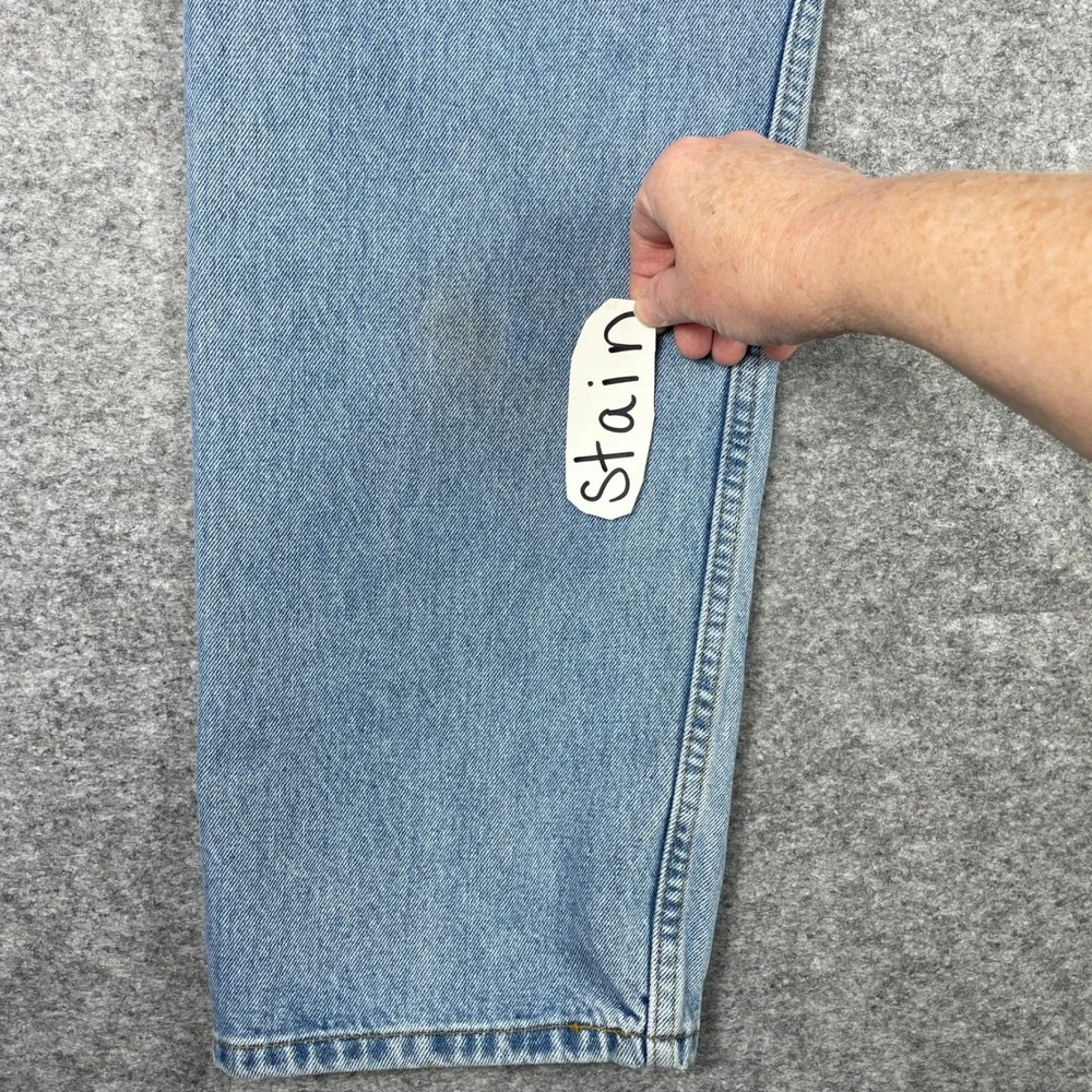 Vintage Levis 505 Jeans Mens 38x32 (Fits 35x31) Light Wash Regular Straight Leg